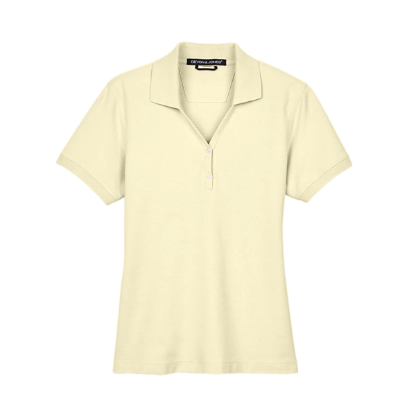 Devon & Jones Ladies' Pima Pique Y-Collar Polo - Devon & Jones Ladies' Pima Pique Y-Collar Polo - Image 136 of 142