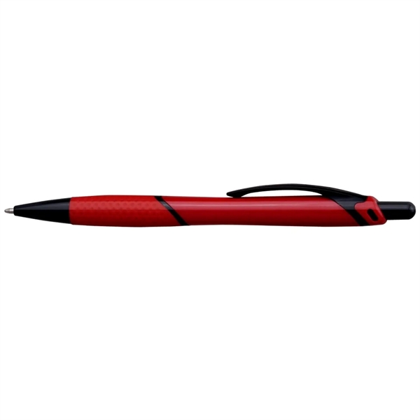 Sance Ballpoint Pen W/ Rubber Grip & Clip - Sance Ballpoint Pen W/ Rubber Grip & Clip - Image 1 of 10