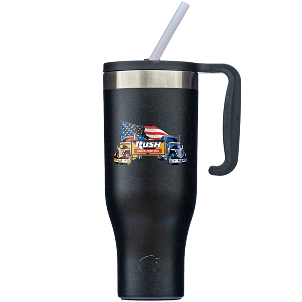 40 oz Stainless Steel Tumbler & Straw - Ceramic Lined - 40 oz Stainless Steel Tumbler & Straw - Ceramic Lined - Image 5 of 20