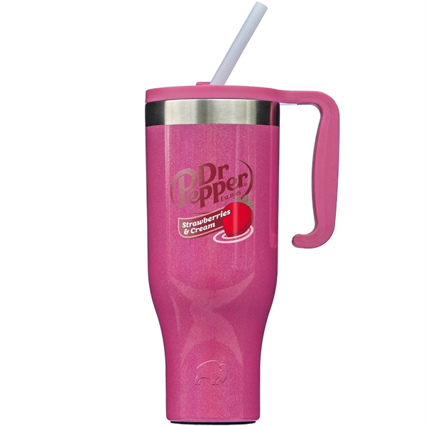 40 oz Stainless Steel Tumbler & Straw - Ceramic Lined - 40 oz Stainless Steel Tumbler & Straw - Ceramic Lined - Image 2 of 20