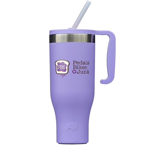 40 oz Stainless Steel Tumbler & Straw - Ceramic Lined - 40 oz Stainless Steel Tumbler & Straw - Ceramic Lined - Image 8 of 20