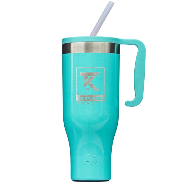 40 oz Stainless Steel Tumbler & Straw - Ceramic Lined - 40 oz Stainless Steel Tumbler & Straw - Ceramic Lined - Image 16 of 20