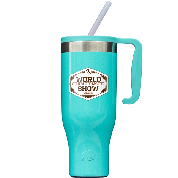 40 oz Stainless Steel Tumbler & Straw - Ceramic Lined - 40 oz Stainless Steel Tumbler & Straw - Ceramic Lined - Image 17 of 20