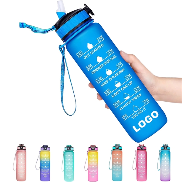 32oz Large Leakproof BPA Free Drinking Water Bottle - 32oz Large Leakproof BPA Free Drinking Water Bottle - Image 0 of 6