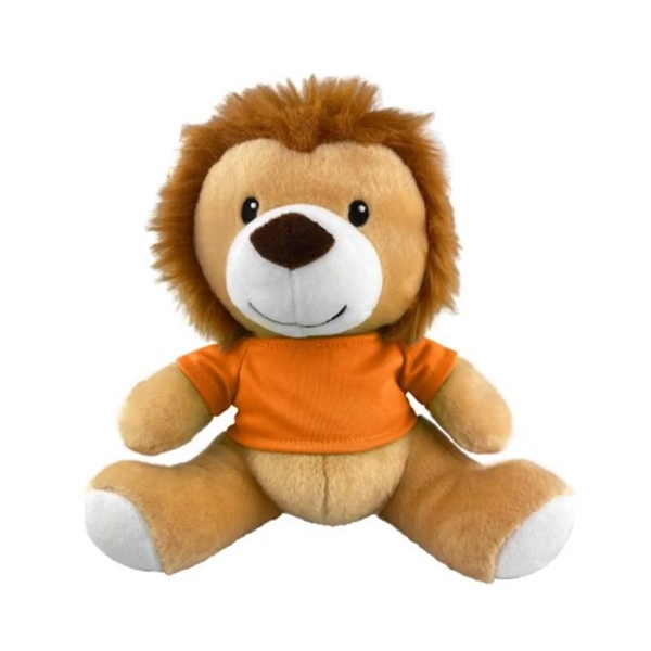 8.5" Plush Lion With T-Shirt - 8.5" Plush Lion With T-Shirt - Image 4 of 11