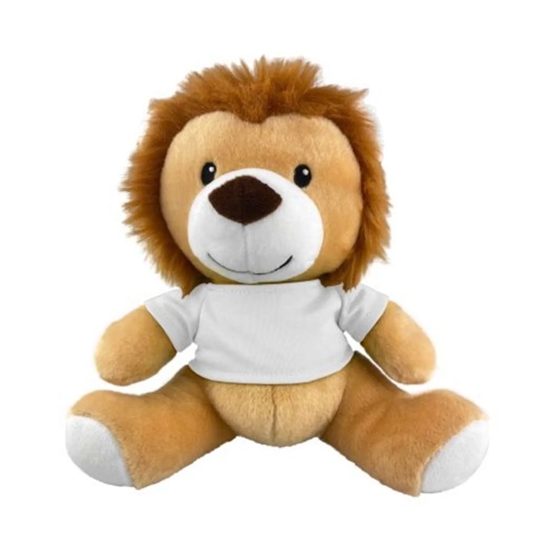 8.5" Plush Lion With T-Shirt - 8.5" Plush Lion With T-Shirt - Image 7 of 11