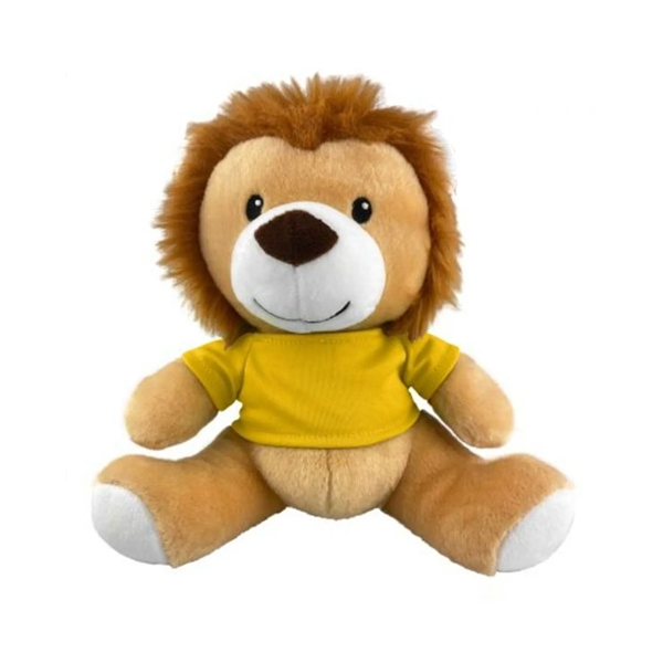 8.5" Plush Lion With T-Shirt - 8.5" Plush Lion With T-Shirt - Image 10 of 11