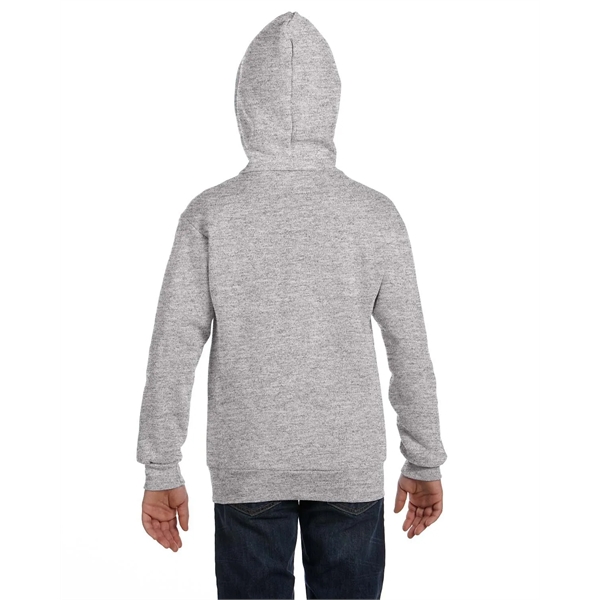 Hanes Youth EcoSmart® Full-Zip Hooded Sweatshirt - Hanes Youth EcoSmart® Full-Zip Hooded Sweatshirt - Image 35 of 55