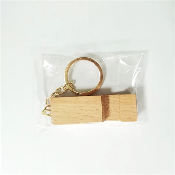 Bamboo Phone Stand Keychain Block - Bamboo Phone Stand Keychain Block - Image 3 of 4