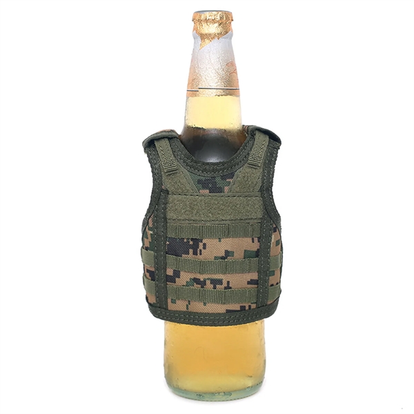 Beer Vest Tactical Molle Drink Holder Beverage Cooler - Beer Vest Tactical Molle Drink Holder Beverage Cooler - Image 2 of 10