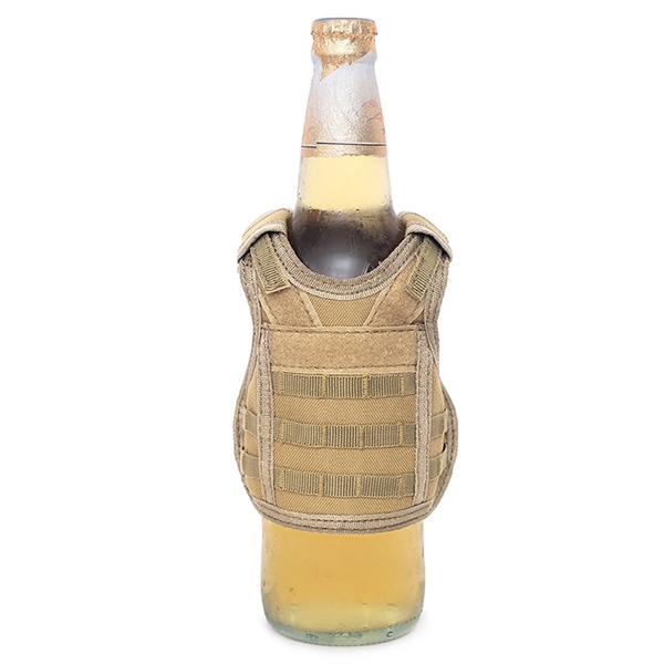 Beer Vest Tactical Molle Drink Holder Beverage Cooler - Beer Vest Tactical Molle Drink Holder Beverage Cooler - Image 6 of 10