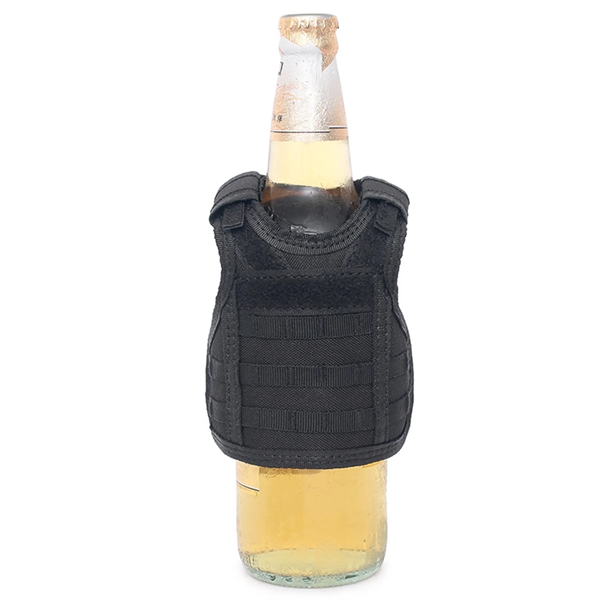 Beer Vest Tactical Molle Drink Holder Beverage Cooler - Beer Vest Tactical Molle Drink Holder Beverage Cooler - Image 8 of 10