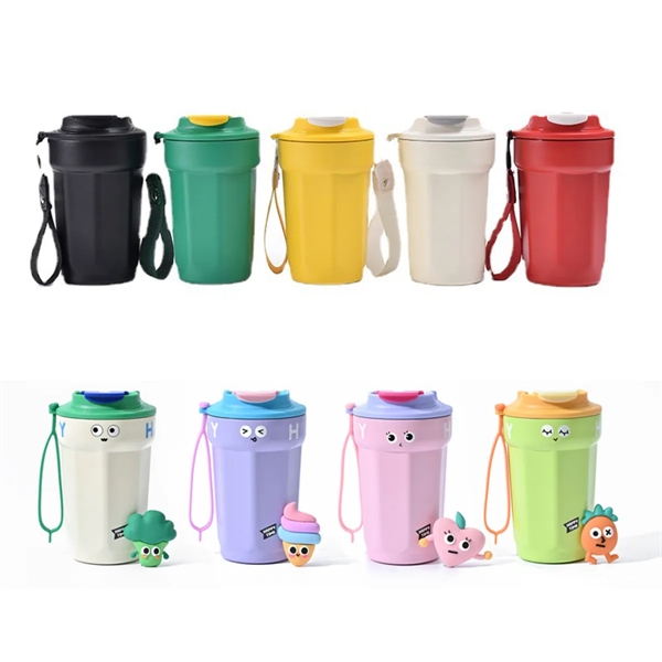 15 Oz Portable Belt Style Custom Coffee Tumbler - 15 Oz Portable Belt Style Custom Coffee Tumbler - Image 5 of 6