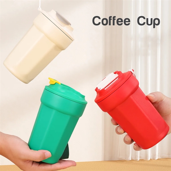 15 Oz Portable Belt Style Custom Coffee Tumbler - 15 Oz Portable Belt Style Custom Coffee Tumbler - Image 6 of 6