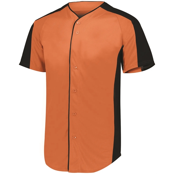 Augusta Sportswear Adult Full-Button Baseball Jersey - Augusta Sportswear Adult Full-Button Baseball Jersey - Image 2 of 15