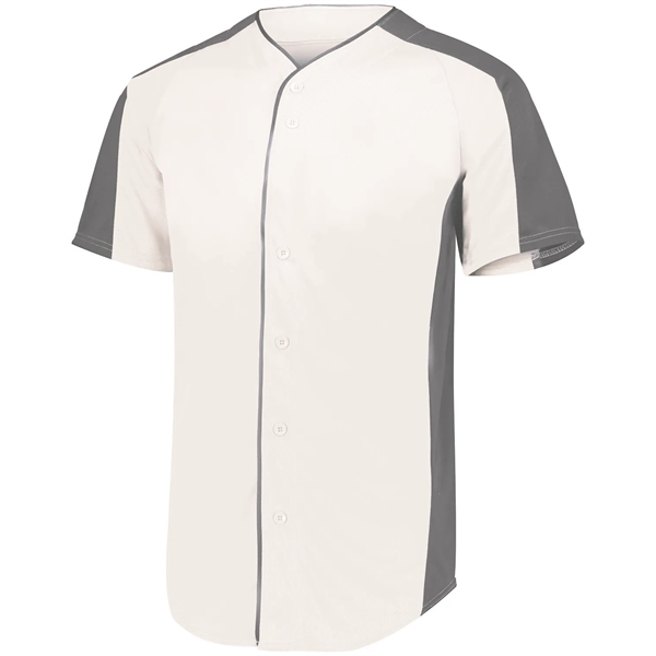 Augusta Sportswear Adult Full-Button Baseball Jersey - Augusta Sportswear Adult Full-Button Baseball Jersey - Image 14 of 15