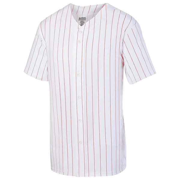 Augusta Sportswear Youth Pin Stripe Baseball Jersey - Augusta Sportswear Youth Pin Stripe Baseball Jersey - Image 0 of 3