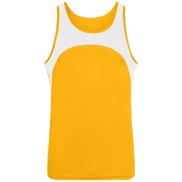 Youth Wicking Polyester Sleeveless Jersey with Contrast I... - Youth Wicking Polyester Sleeveless Jersey with Contrast I... - Image 0 of 23