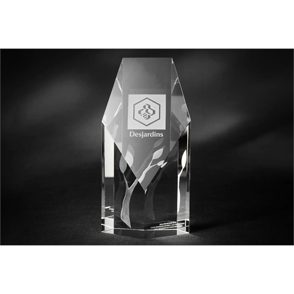 Crystal Sand Carved Pentagon Award - Crystal Sand Carved Pentagon Award - Image 2 of 2