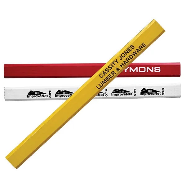 Hard Lead Enamel Finish Carpenter Pencil - Hard Lead Enamel Finish Carpenter Pencil - Image 0 of 4