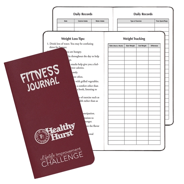 Fitness Health Journal - Leatherette - Fitness Health Journal - Leatherette - Image 9 of 9
