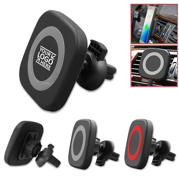 Magnetic Auto Vent Wireless Car Charger - Magnetic Auto Vent Wireless Car Charger - Image 0 of 0