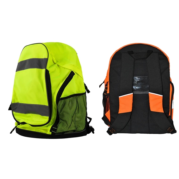 High Visibility Safety Workwear Backpack - High Visibility Safety Workwear Backpack - Image 3 of 9