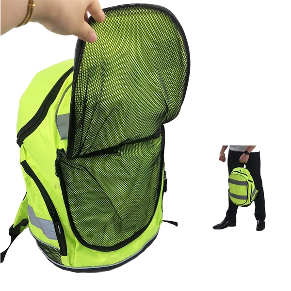 High Visibility Safety Workwear Backpack - High Visibility Safety Workwear Backpack - Image 7 of 9