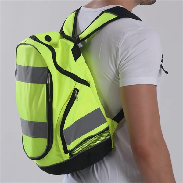 High Visibility Safety Workwear Backpack - High Visibility Safety Workwear Backpack - Image 9 of 9