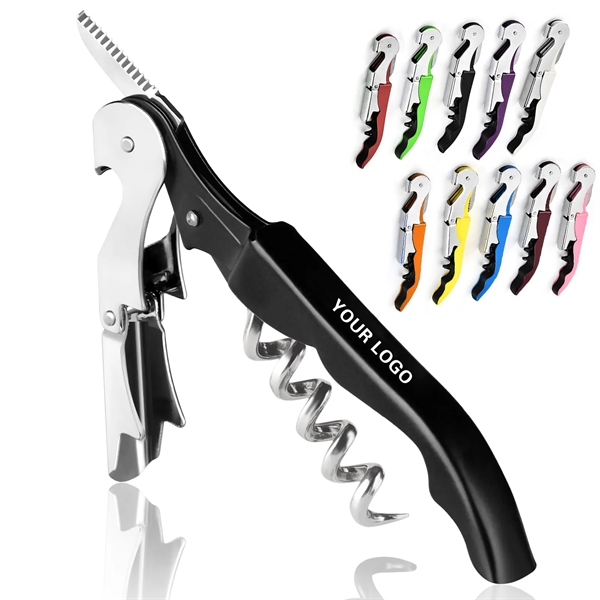 3 in 1 Foldable Manual Corkscrew Wine Openers - 3 in 1 Foldable Manual Corkscrew Wine Openers - Image 0 of 5
