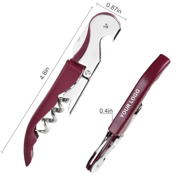 3 in 1 Foldable Manual Corkscrew Wine Openers - 3 in 1 Foldable Manual Corkscrew Wine Openers - Image 5 of 5