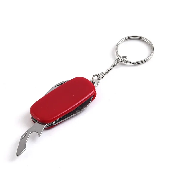 Stainless Steel Mini Swiss Army Knife - Stainless Steel Mini Swiss Army Knife - Image 3 of 3