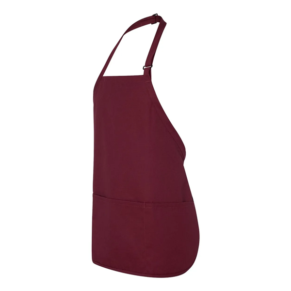 Chef Designs Short Premium Bib Apron - Chef Designs Short Premium Bib Apron - Image 5 of 10