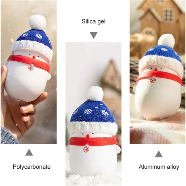 Snowman Hand Warmer Power Bank - Snowman Hand Warmer Power Bank - Image 3 of 4