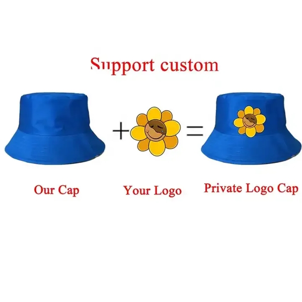 Cotton Unisex Bucket Hat - Cotton Unisex Bucket Hat - Image 0 of 5