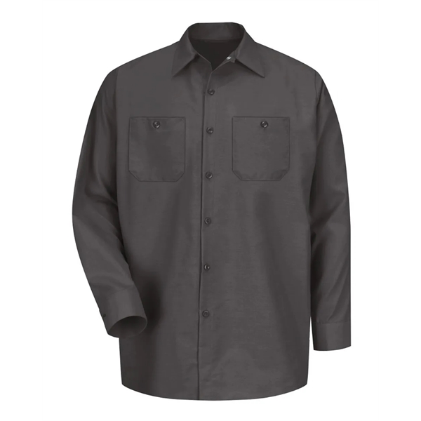 Red Kap Industrial Long Sleeve Work Shirt - Red Kap Industrial Long Sleeve Work Shirt - Image 7 of 54