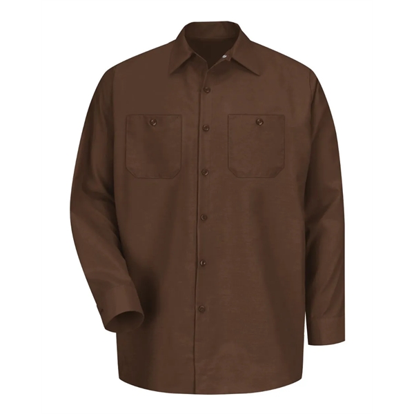 Red Kap Industrial Long Sleeve Work Shirt - Red Kap Industrial Long Sleeve Work Shirt - Image 9 of 54