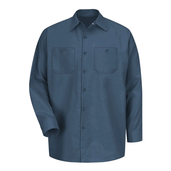 Red Kap Industrial Long Sleeve Work Shirt - Red Kap Industrial Long Sleeve Work Shirt - Image 11 of 54