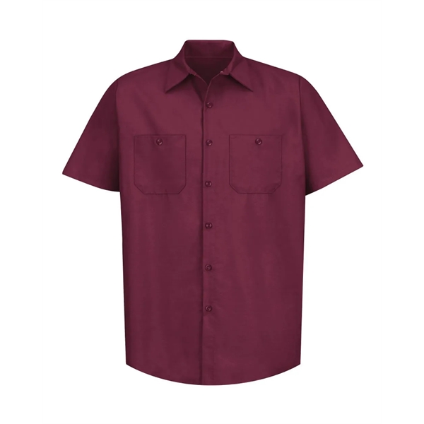 Red Kap Industrial Short Sleeve Work Shirt - Red Kap Industrial Short Sleeve Work Shirt - Image 5 of 76