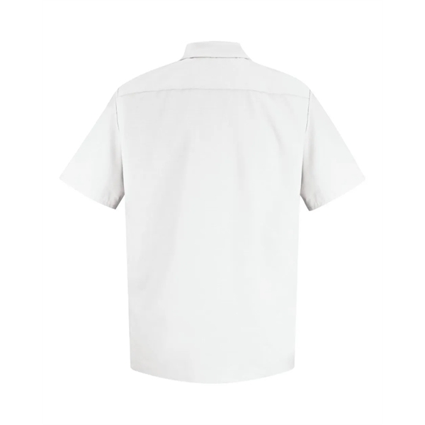 Red Kap Specialized Short Sleeve Pocketless Work Shirt - Red Kap Specialized Short Sleeve Pocketless Work Shirt - Image 10 of 10