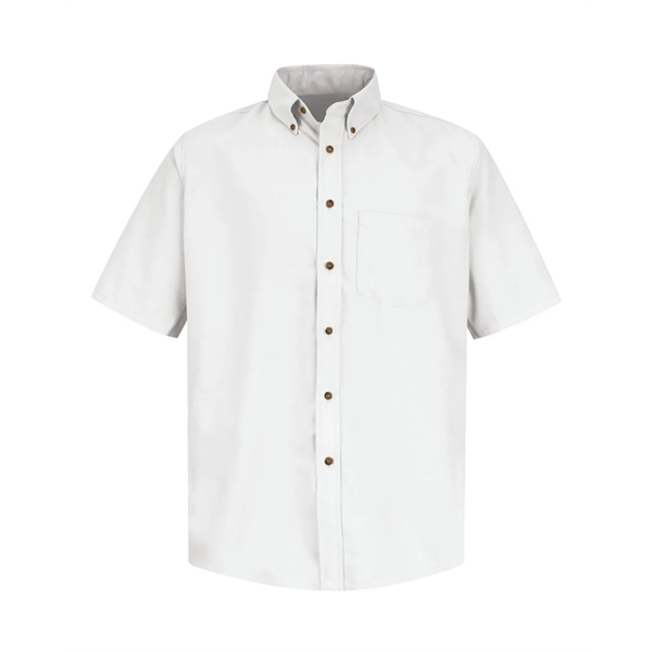 Red Kap Poplin Short Sleeve Dress Shirt - Tall Sizes - Red Kap Poplin Short Sleeve Dress Shirt - Tall Sizes - Image 17 of 18