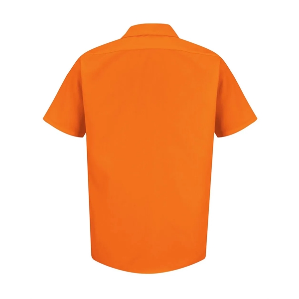 Red Kap Enhanced Visibility Short Sleeve Work Shirt - Red Kap Enhanced Visibility Short Sleeve Work Shirt - Image 3 of 5