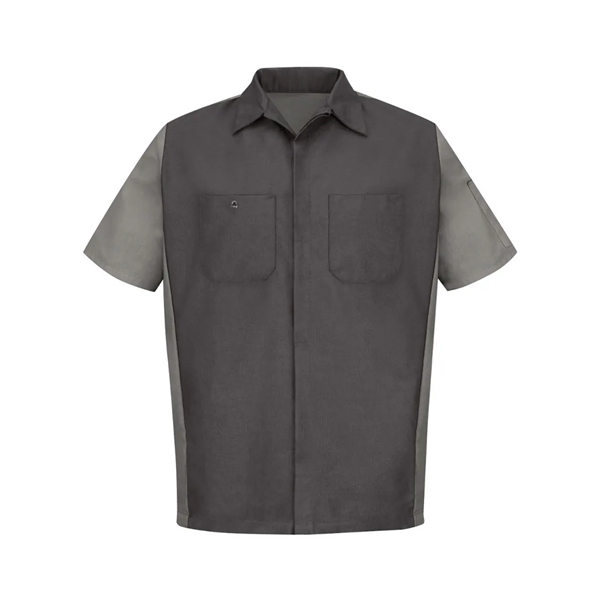Red Kap Short Sleeve Automotive Crew Shirt - Tall Sizes - Red Kap Short Sleeve Automotive Crew Shirt - Tall Sizes - Image 7 of 14