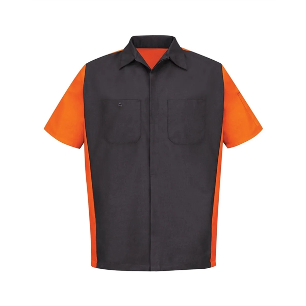 Red Kap Short Sleeve Automotive Crew Shirt - Tall Sizes - Red Kap Short Sleeve Automotive Crew Shirt - Tall Sizes - Image 9 of 14