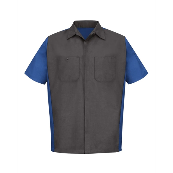 Red Kap Short Sleeve Automotive Crew Shirt - Tall Sizes - Red Kap Short Sleeve Automotive Crew Shirt - Tall Sizes - Image 11 of 14