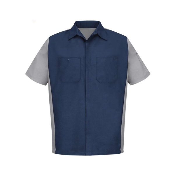 Red Kap Short Sleeve Automotive Crew Shirt - Tall Sizes - Red Kap Short Sleeve Automotive Crew Shirt - Tall Sizes - Image 13 of 14