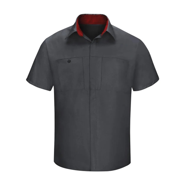 Red Kap Performance Plus Short Sleeve Shirt with Oilblok ... - Red Kap Performance Plus Short Sleeve Shirt with Oilblok ... - Image 9 of 16