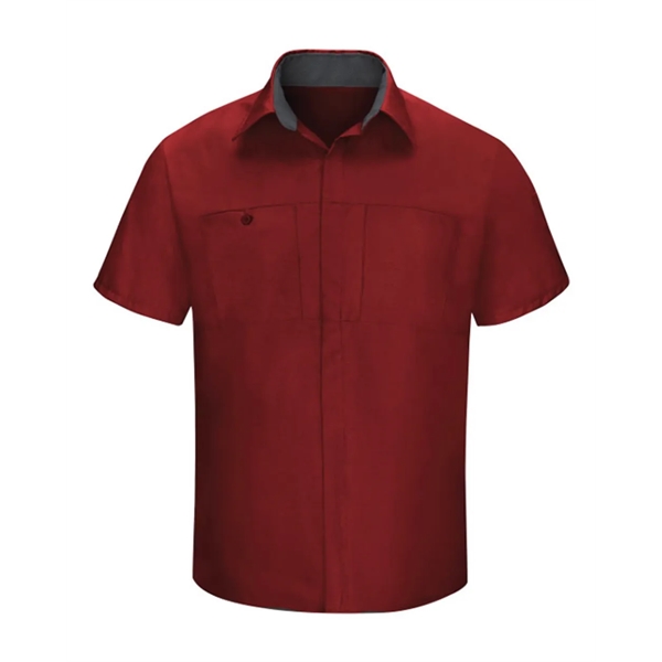 Red Kap Performance Plus Short Sleeve Shirt with Oilblok ... - Red Kap Performance Plus Short Sleeve Shirt with Oilblok ... - Image 11 of 16