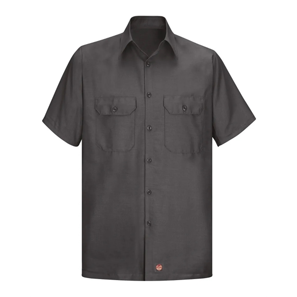 Red Kap Ripstop Short Sleeve Work Shirt - Red Kap Ripstop Short Sleeve Work Shirt - Image 4 of 13