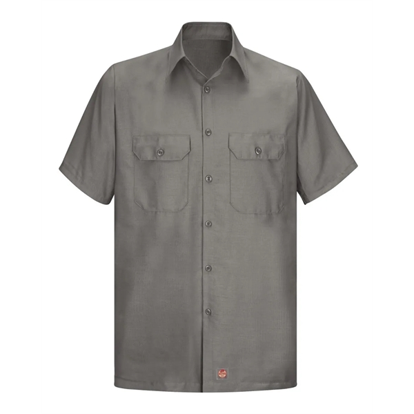 Red Kap Ripstop Short Sleeve Work Shirt - Red Kap Ripstop Short Sleeve Work Shirt - Image 6 of 13